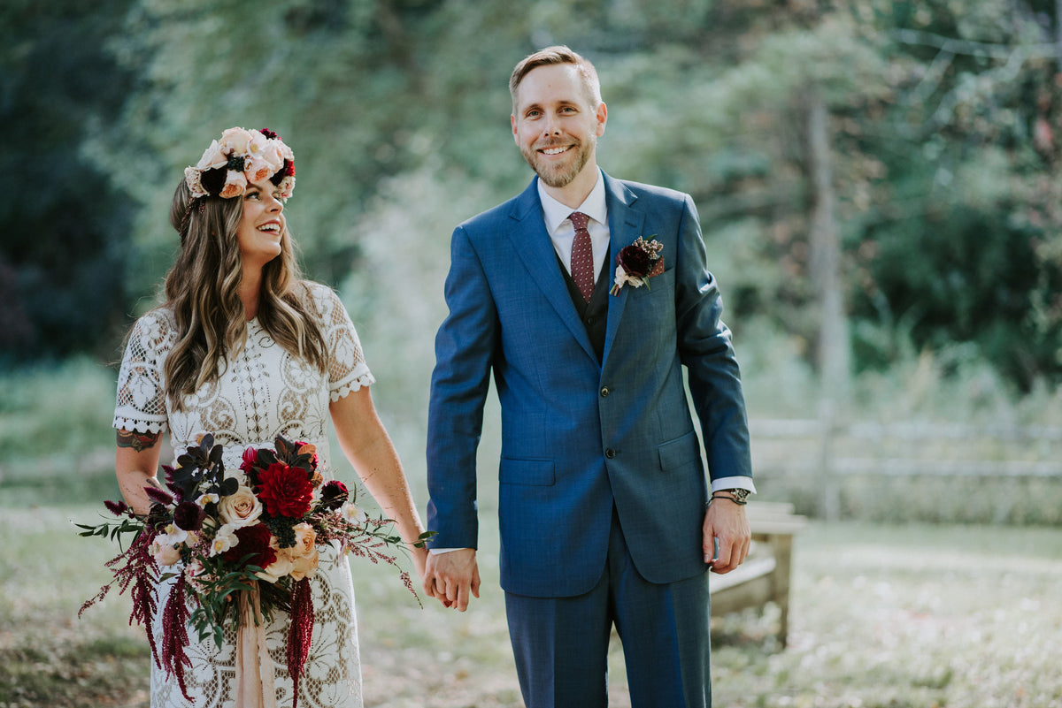 A Vintage Boho DIY Wedding