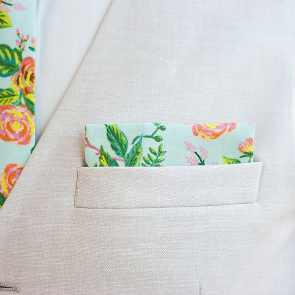 Boy's Bow Tie / Jardin De Paris Mint