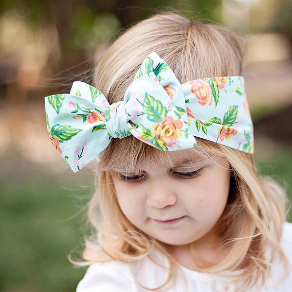 Boy's Bow Tie / Jardin De Paris Mint