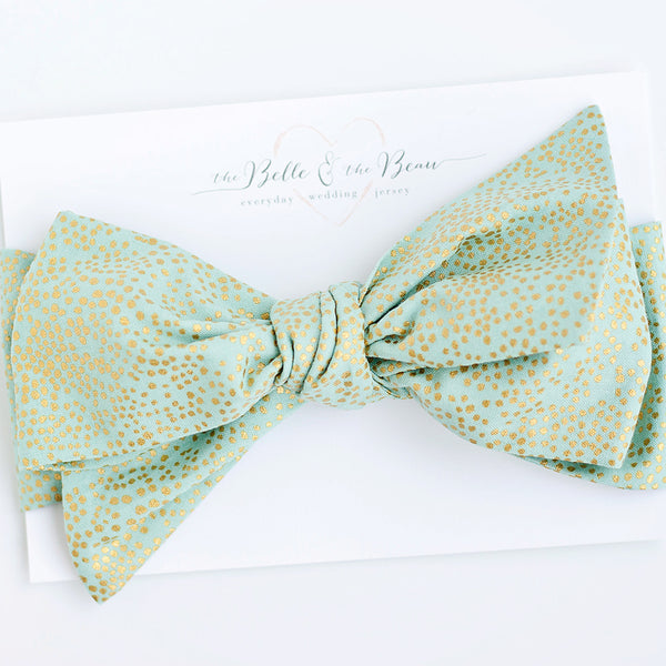 Boy's Bow Tie / Champagne Mint