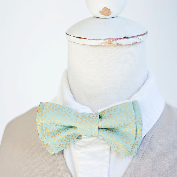 Boy's Bow Tie / Champagne Mint