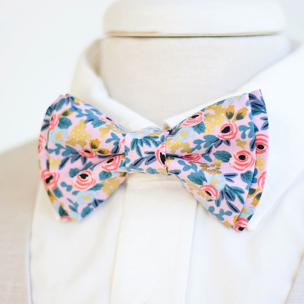 Men's Necktie / Rosa In Violet