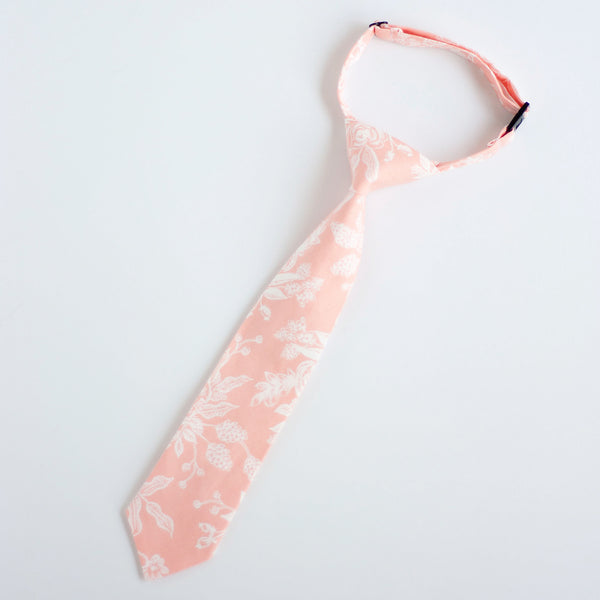 Boy's Necktie / Peach Toile