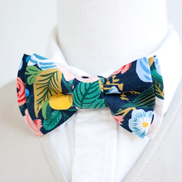 Sailor Bow Clip Or Headband / Garden Party In Navy