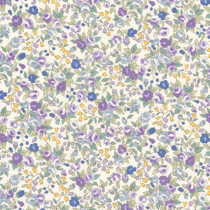 Men's Pocket Square / Blossoms In Purple